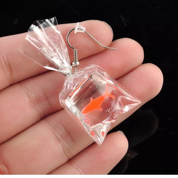 Goldfish water bag shape dangle hook - Picture 6 of 6